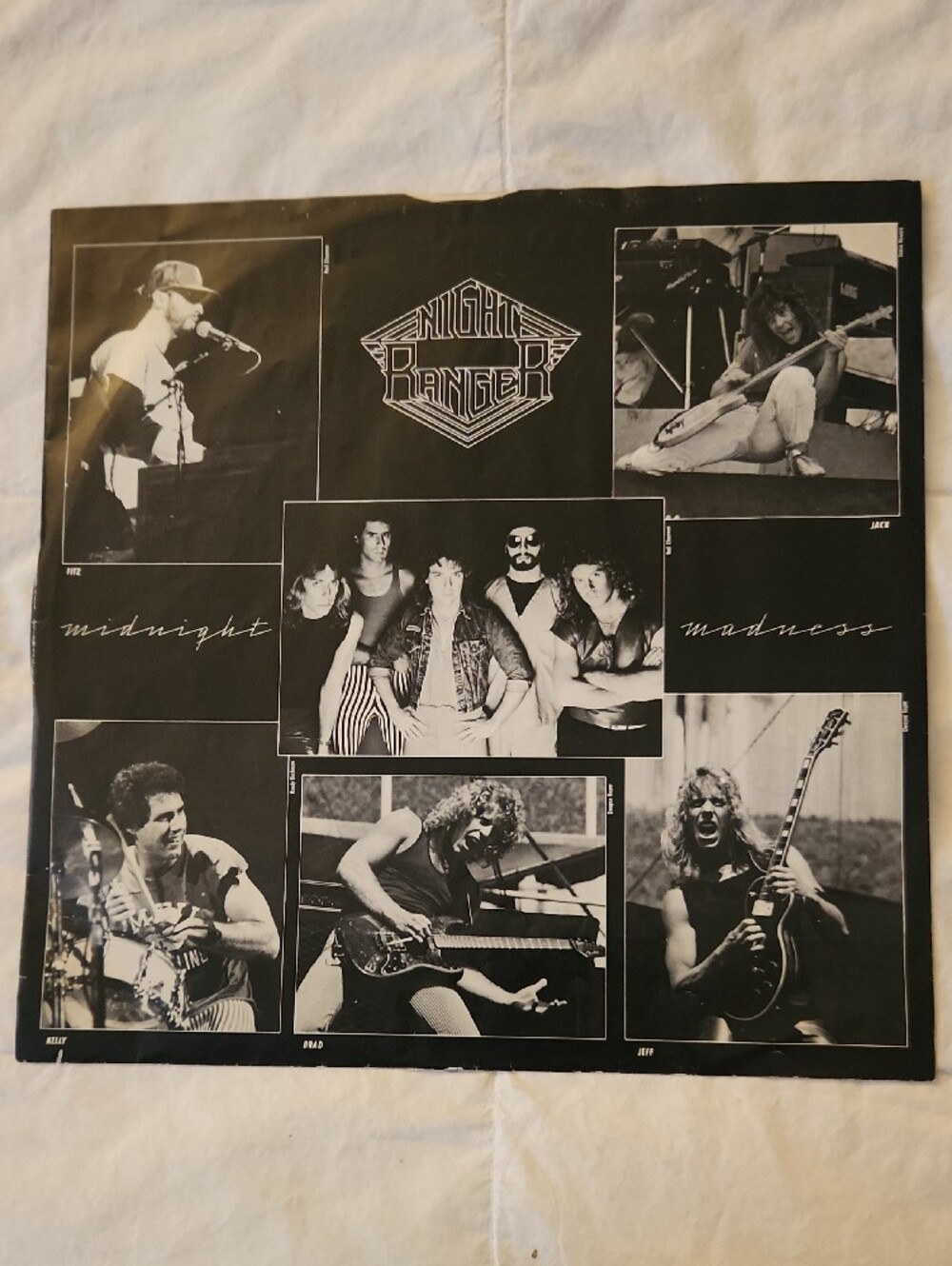 Night Ranger Vinyl LP with Bold Red Logo - Picture 2 of 5